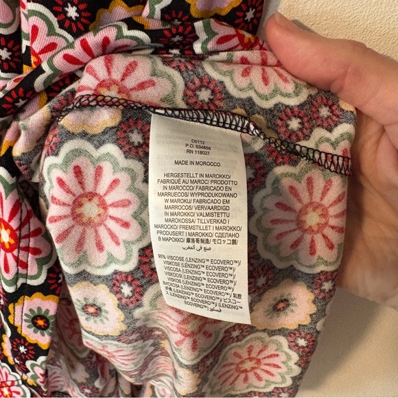 Boden Fixed Wrap‎ Jersey Dress in Opulent Daisy Size 8 Mini - Picture 11 of 14